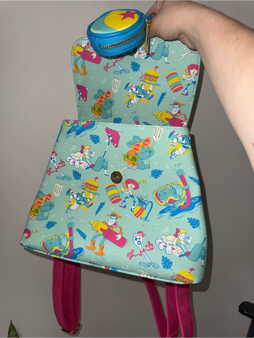 Loungefly Disney Parks Mini Backpack with Toy Story Print - Picture 3 of 5
